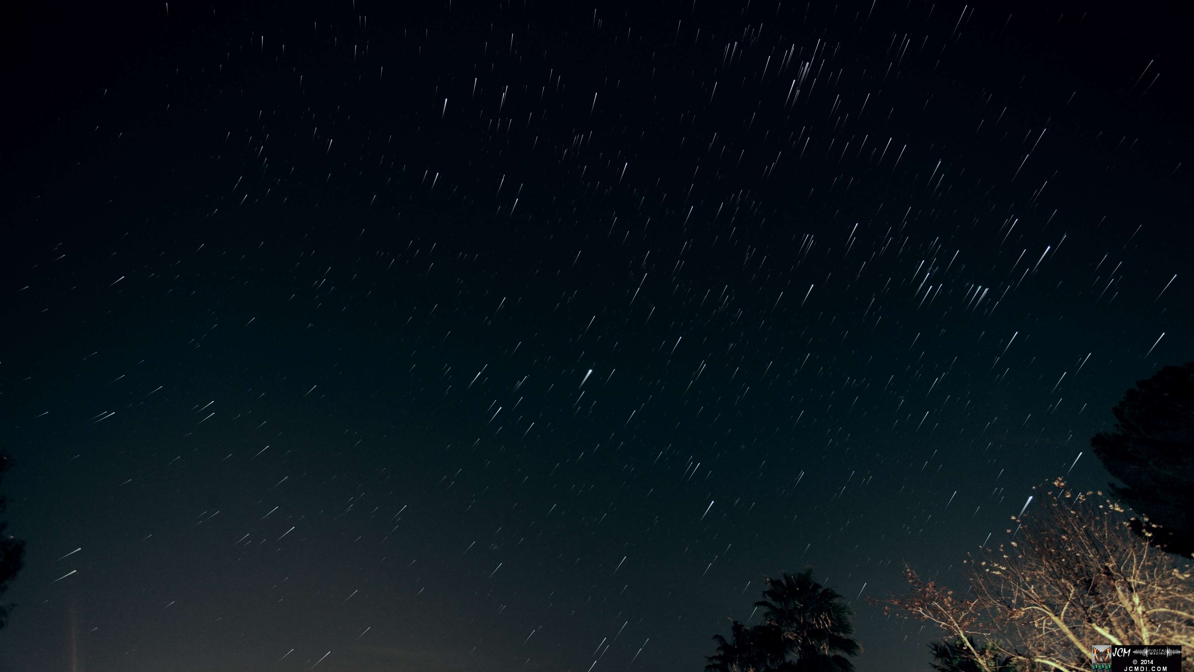 Composite star trail image from the beautiful JCMDI starspin video V13521m